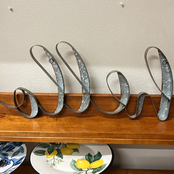 EUC Hello Sign 22 x 9 Galvanized Steel - Picture 4 of 6